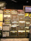 Every high school guitarists dream: to play in front  of a stack of Marshall amps!