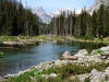 Along the Cascade Canyon trail above Jenny Lake