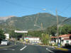 That "scar" in the mountain is the view of the Incline from Manitou Springs.