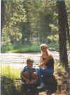 Kids take a break atTuolumne Meadows , Yosemite